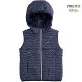 iDO lány, sötétkék-pöttyös, tavaszi mellény (J039/00-6LV5)