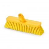 Igeax Slr Igeax élelmiszeripari tolóseprű, partvis fej, 30 cm, 0,3mm puha sörtével, sárga