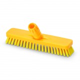 Igeax Srl. Igeax élelmiszeripari padlósúrolókefe 30cm széles sárga, 0,5mm közepes sörtével