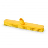 Igeax Srl. Igeax élelmiszeripari padlósúrolókefe 45cm széles sárga, 0,5mm közepes sörtével