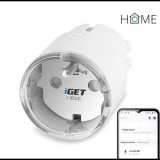 iGET HOME Power 1 Fogyasztásmérő okos WiFi konnektor, 230 V, 3680 W (HOME Power 1)