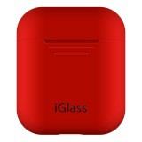 iGlass AirPods tok piros (airpods-case-r) (airpods-case-r) - Fülhallgató tok