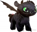 Így neveld a sárkányodat - Fogatlan Éjfúria plüss 40 cm foszforeszkál Dreamworks