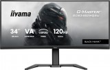 iiyama GCB3482WQSU-B1 86,4 cm (34") 1440 x 3440 px UltraWide Quad HD LED Fekete PC monitor