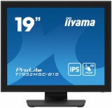 iiyama ProLite T1932MSC-B1S számítógép monitor 48,3 cm (19") 1280 x 1024 pixelek Full HD LED Érintőképernyő Asztali Fekete