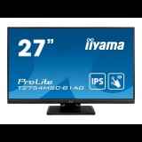 iiyama ProLite T2754MSC-B1AG számítógép monitor 68,6 cm (27") 1920 x 1080 pixelek Full HD LED Érintőképernyő Többfelhasználós Fekete (T2754MSC-B1AG)