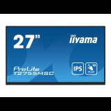 iiyama ProLite T2755MSC-B1 számítógép monitor 68,6 cm (27") 1920 x 1080 pixelek Full HD LED Érintőképernyő Asztali Fekete (T2755MSC-B1)