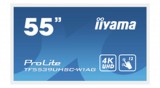 Iiyama ProLite TF5539UHSC-W1AG - 139.7 cm (55") - 3840 x 2160 pixels - 4K Ultra HD - LED - 8 ms - White