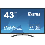 iiyama ProLite X4373UHSU-B1 monitor 108 cm (42.5") 3840 x 2160 px 4K Ultra HD Fekete
