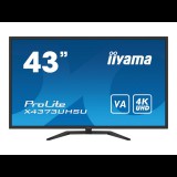 iiyama ProLite X4373UHSU-B1 számítógép monitor 108 cm (42.5") 3840 x 2160 pixelek 4K Ultra HD Fekete (X4373UHSU-B1)