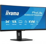 Iiyama ProLite XCB3497WQSNP-B1 monitor - 34" UWQHD ívelt 1500R VA 120Hz, KVM, LAN, USB-C, állítható magasság (XCB3497WQSNP-B1)