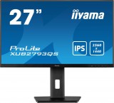 iiyama ProLite XUB2793QS-B7 számítógép monitor 68,6 cm (27") 2560 x 1440 pixelek Quad HD LED Fekete