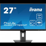 iiyama ProLite XUB2797QSNP-B1 számítógép monitor 68,6 cm (27") 2560 x 1440 pixelek Wide Quad HD LED Fekete (XUB2797QSNP-B1)