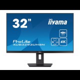 iiyama ProLite XUB3293UHSN-B5 számítógép monitor 80 cm (31.5") 3840 x 2160 pixelek 4K Ultra HD LCD Fekete (XUB3293UHSN-B5)