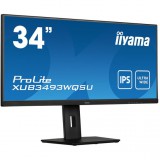 iiyama ProLite XUB3493WQSU-B5 monitor 86,4 cm (34") 3440 x 1440 px UltraWide Quad HD LED Fekete