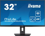 Iiyama XUB3293UHSN-B5 32'' 3840x2160 IPS 4ms HDMI DP USB-C UHD (G) Fekete LCD monitor