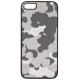 Ikins K1345J iPhone 6/6S szövet borítású tok Silver Camouflage - ezüst terepmintás (1226435) (K1345J) - Telefontok