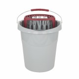 IL-PE Felmosó vödör 13 literes ovális csavaró kosárral és bevezetővel Multi MOP