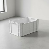 ILPE M30 láda, orig. anyagból, 60x40x30 cm, fehér