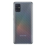 IMAK hátlap Samsung Galaxy A51 (SM-A515F) hátlapvédő fólia (karcálló, ujjlenyomat mentes, full cover, karbon minta) átlá