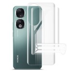 IMAK hátlapvédő fólia 2db (karcálló, ujjlenyomat mentes, full cover) ÁTLÁTSZÓ Honor 90 5G
