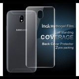 IMAK védőfólia 2db (csak hátsó, full screen, íves részre, öngyógyító, 0.15mm vékony) ÁTLÁTSZÓ [Samsung Galaxy J5 (2017) SM-J530 EU] (5996457737789) - Kijelzővédő fólia