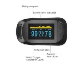 IMDK ujjra csíptethető pulzoximéter. A doboz 2 db AAA Energizer elemet tartalmaz.