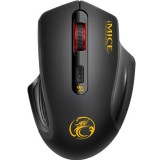 iMICE E-1800, 1600 DPI, USB, 4 gomb, Fekete, Vezeték nélküli egér