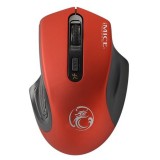 iMICE E-1800, 1600 DPI, USB, 4 gomb, Piros, Vezeték nélküli egér