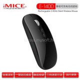 iMice Mouse E-1400 rádiós akkus egér - Fekete (E-1400_FEKETE)