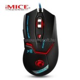 iMice X8 USB Gaming egér - Fekete (X8_FEKETE)