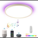 IMMAX NEO LITE TUDO Smart mennyezeti lámpa RGB háttérvilágítással 40cm, 50W Tuya WiFi BT Beacon (07164-40)