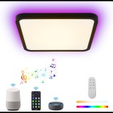 IMMAX NEO LITE TUDO Smart - RGB háttérvilágítás, 40x40 cm, 50W, Tuya, WiFi, fekete (07167-B40)