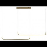 IMMAX NEO PATTINI Smart függőlámpa 120 cm, 26 W, 1820 lm, arany, Zigbee 3.0 (07227L)