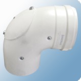 Immergas 60/100 mm-es, könyök idom nyitható vizsgáló nyílással