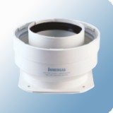 Immergas 80/125 mm-es, karimás, induló idom