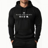 In a relationship with the gym pulóver (fekete)