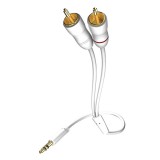 In - Akustik Inakustik 003100015 audio kábel 1,5 M 3.5mm 2 x RCA Fehér