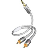 In - Akustik Inakustik 004100015 audio kábel 1,5 M 3.5mm 2 x RCA Fehér