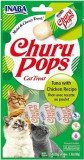 Inaba Cat Churu Pops jutalomfalat rúd macskáknak (Tonhal-csirke) (7 csomag | 7 x [4 x 14 g])