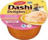 Inaba Cat Dashi Delights nedves macskaeledel - csirke, lazac 70 g