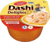 Inaba Cat Dashi Delights nedves macskaeledel - csirke, tonhal, lazac 4x70 g