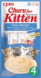 Inaba Cat Inaba Ciao Churu Kitten krémes macskaeledel - tonhal 4 x 14 g
