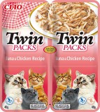 Inaba Cat Twin Packs zselés macskaeledel - csirke, tonhal 2 x 40 g