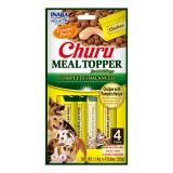 Inaba Dog Churu Meal Topper nedves kutyaeledel - csirke, sütőtök 4 x 14 g