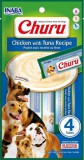 Inaba Dog Churu Püré - csirke, tonhal 4 x 14 g