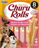 Inaba Dog Churu Rolls - csirke, lazac 8 x 12 g