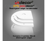 INDECOR Exclusive 3 szintes Félovál álmennyezet sziget