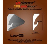 INDECOR Mennyezeti rejtett világítás díszléc 45x105mm, 2m/szál