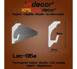 INDECOR Mennyezeti Rejtett Világítás Díszléc 80x35